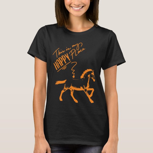 T-shirt Zum Reiten Geboren Horses Girder Rider Cheval Cade (Devant)