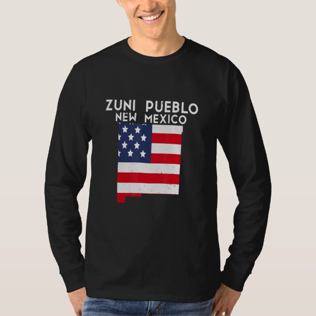 T-shirt Zuni Pueblo USA State America Travel New Mexican N (Devant)