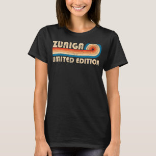 T-shirt ZUNIGA Nom de famille Retro Vintage 80s 90s Annive
