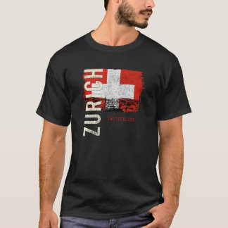 T-shirt Zurich Suisse Europe