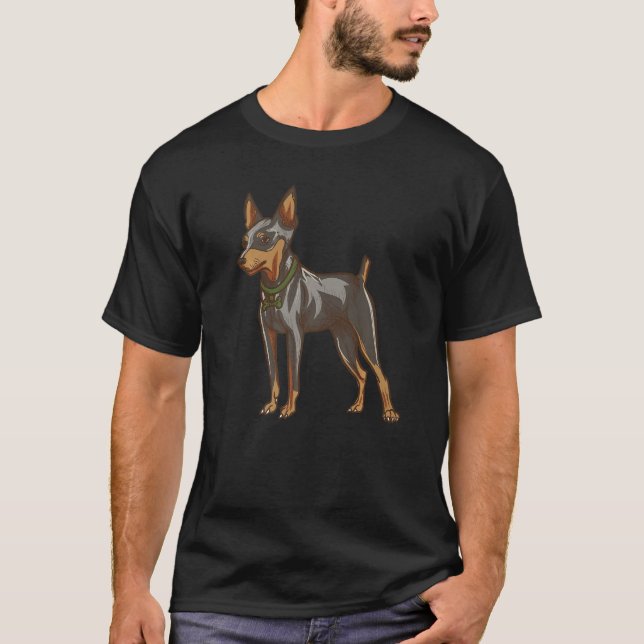T-shirt Zwergpinscher - Dog Identification - Dogs Lover -  (Devant)