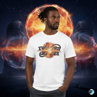 T-shirt Zwischen Der Zeit-Sci-Fi Time Infinity Clock Logo 
