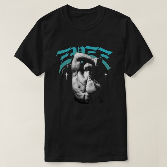 T-shirt Zyzz Aesthetic Tribute (Design devant)