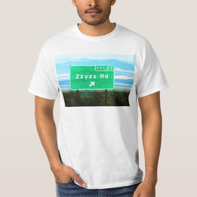 T-SHIRT ZZYZX RD (Devant)