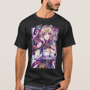 T-shirt ZZZ Yidhari Élégante Pieuvre Blonde Thiren Vaporwa