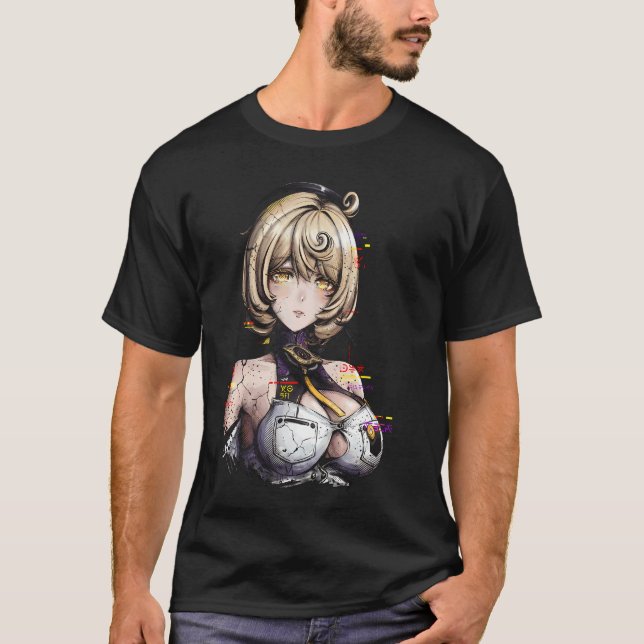 T-shirt ZZZ Yidhari Frappe de rupture d'attribut de glace  (Devant)