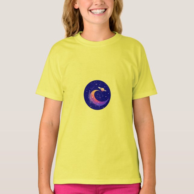 T-ShirtGravité cosmique : Galactique T-Shirt Desig (Devant)