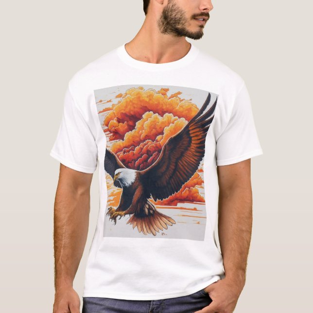 T-ShirtMajestic Eagle Graphic T-Shirt - Bold et F (Devant)