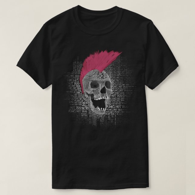 T-ShirtPunk's Not Dead T-Shirt (Design devant)
