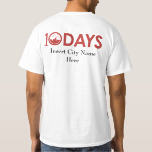 T-Shirts 10 jours personnalisables