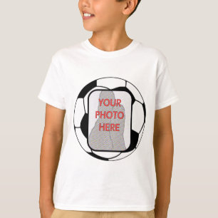 T-shirts à billes de football photo personnalisab