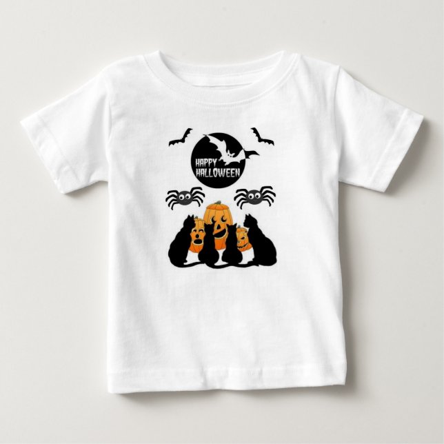 T-shirts à capuche Halloween Tout-petits (Devant)