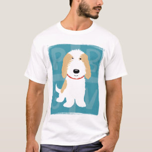 T-shirts à caricature patinée PBGV Orange & Chie
