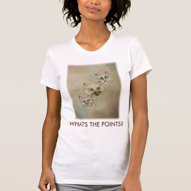 T-shirts à encolure rasante - What'sThePoints (Devant)
