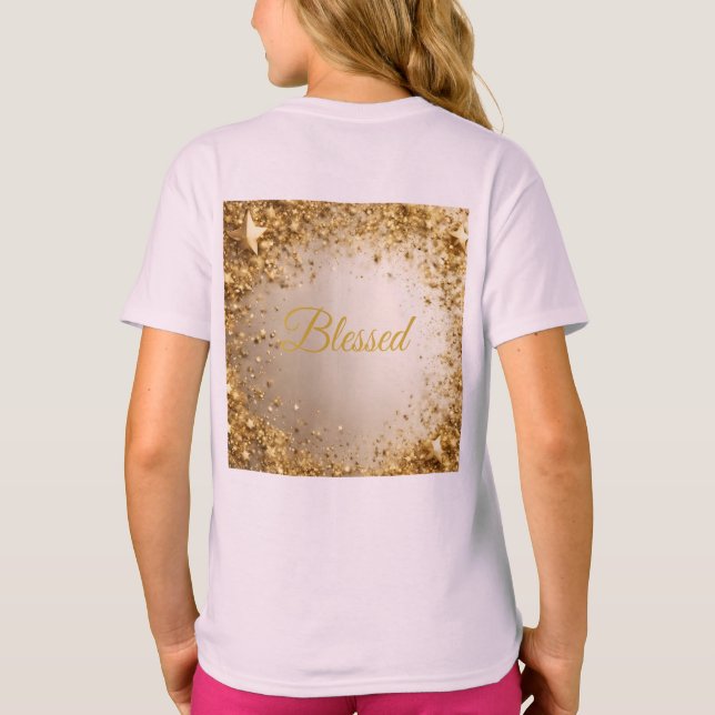 T-shirts à l'effigie rose (Dos)