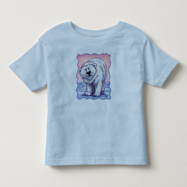 T-shirts à l'ours polaire (Devant)
