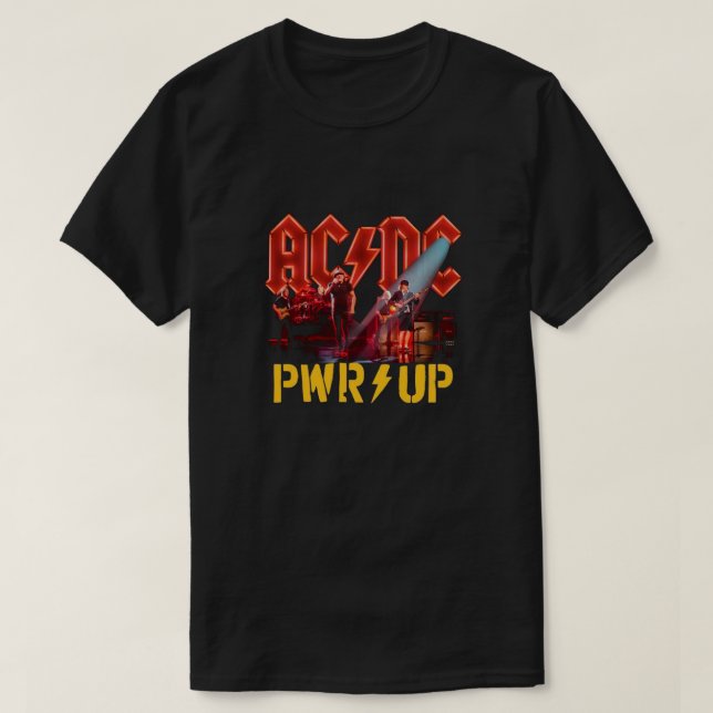 T-shirts ACDC Band Power Up Album (Design devant)