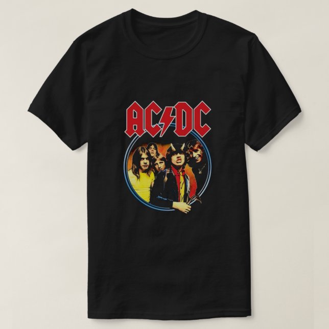 T-shirts ACDC Highway To Hells Album Band (Design devant)