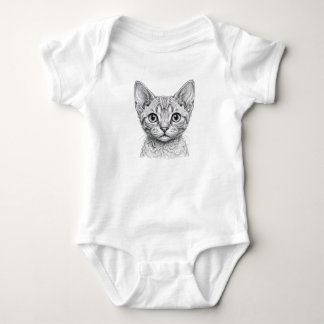 T-shirts Adorables pour Bébé Tigre Chatons