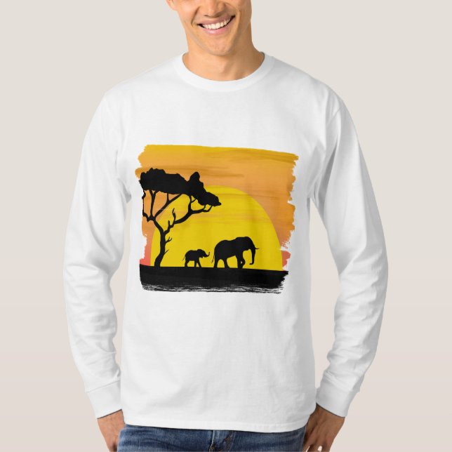 T-Shirts africains sauvages (Devant)