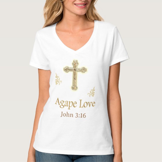 T-shirts AGAPE LOVE (Devant)