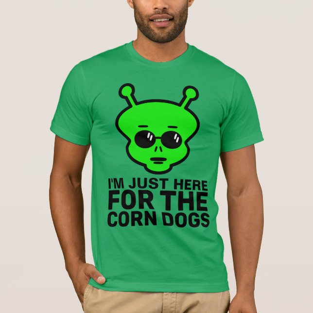 T-SHIRTS ALIEN CHIEN DE MAÏS (Devant)