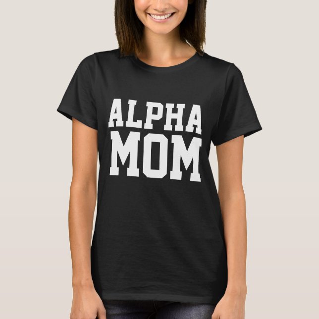 T-SHIRTS ALPHA MOM (Devant)