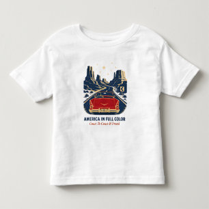 T-shirts America en couleurs vives