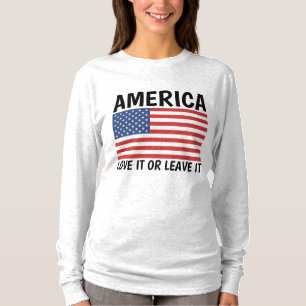 T-Shirts AMÉRIQUE AIMEZ-LA OU QUITTEZ-LA