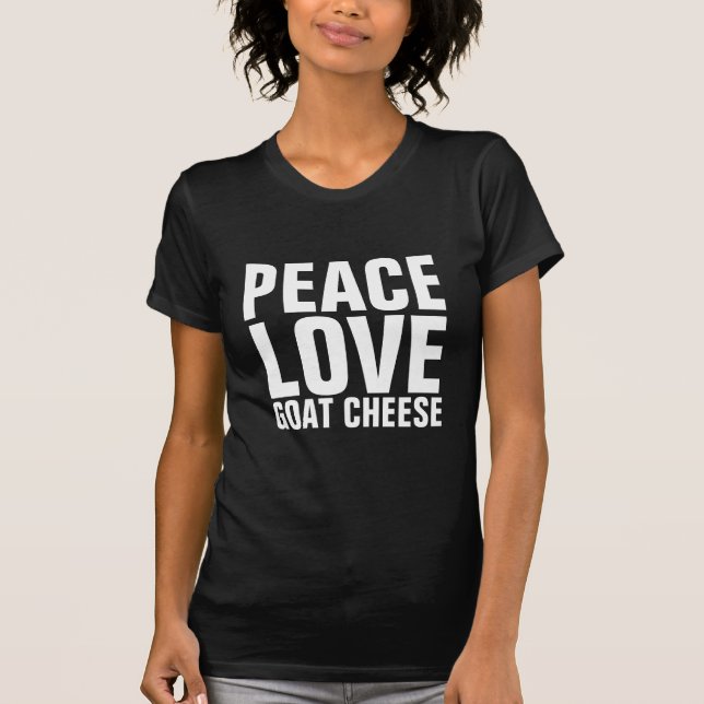 T-shirts AMOUREUX AU FROMAGE DE CHÈVRE (Devant)