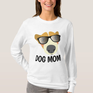 T-shirts Amoureux de les chiens DOG MOM Dames