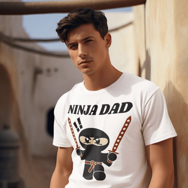 T-shirts amusants de NINJA DAD (Créateur téléchargé)
