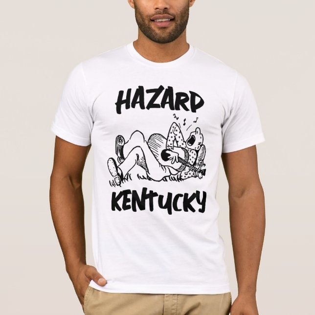 T-Shirts AMUSANTS HAZARD KENTUCKY (Devant)
