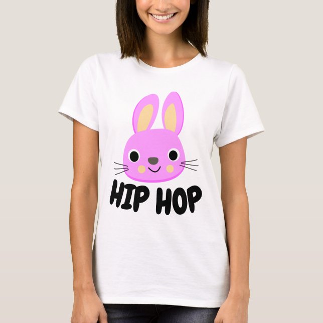 T-shirts amusants, HIP HOP Bunny (Devant)
