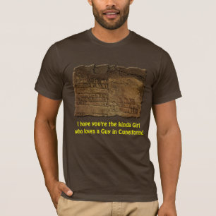 T-shirts amusants "Sumerian Cuneiform Writing"