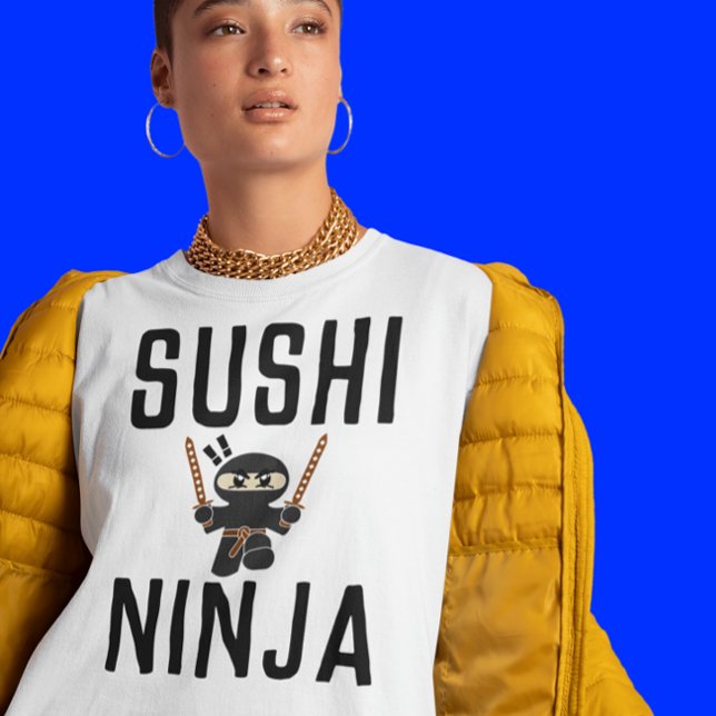 T-shirts amusants SUSHI NINJA (Créateur téléchargé)
