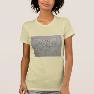 T-shirts Angel Word Inspirational Custom Art