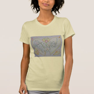 T-shirts Angel Word Inspirational Custom Art