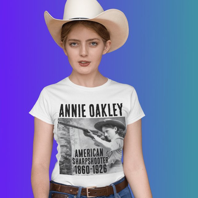 T-shirts ANNIE OAKLEY SHARPSHOOTER COWGIRL (Créateur téléchargé)