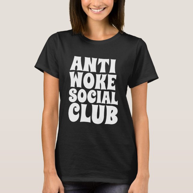 T-SHIRTS ANTI WOKE (Devant)