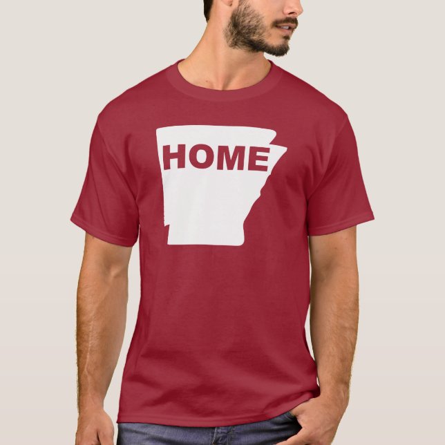 T-shirts Arkansas Maison Loin de l'État (Devant)