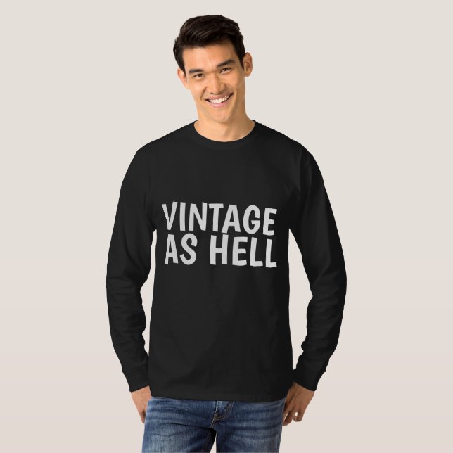 T-shirts AS HELL vintages (Devant entier)
