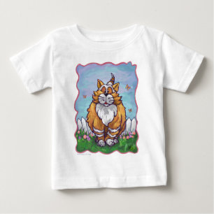 T-shirts au chat roux