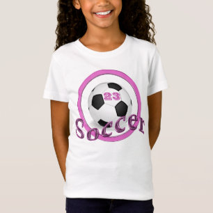 T-shirts audacieux et mignons du football pour des