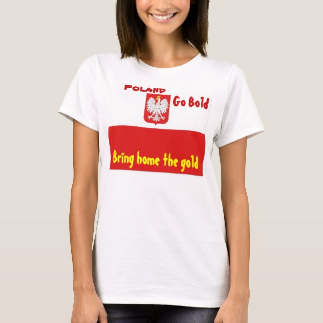 T-shirts aux Jeux olympiques de Pologne (Devant)