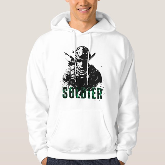 T-shirts avec l'image d'un soldat (Devant)