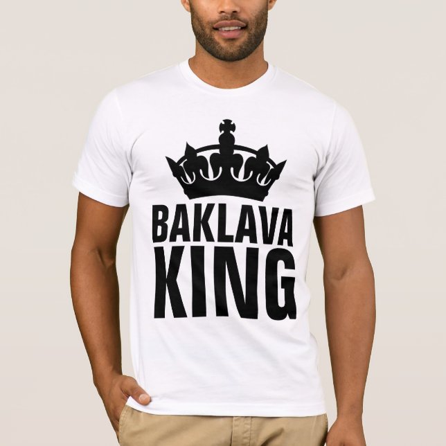 T-shirts BAKLAVA KING (Devant)