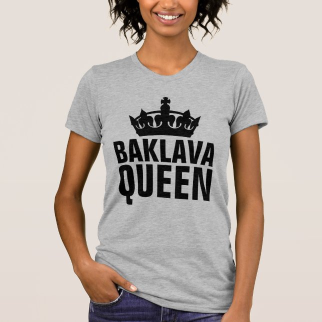 T-shirts BAKLAVA QUEEN (Devant)
