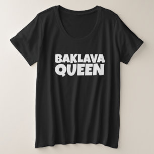 T-SHIRTS BAKLAVA QUEEN PLUS TAILLE