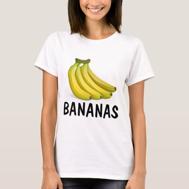 T-shirts BANANAS, Tee - shirts amusants (Devant)